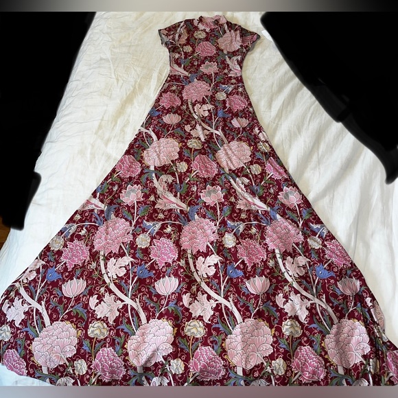 BlackMilk Cray High Neck Cap Sleeve Maxi Dress - Picture 4 of 10